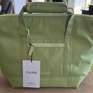 Calpak Green Cooler Tote Bag